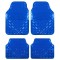 Covorase Auto Universale, model Diamond, culoare Crom Albastru