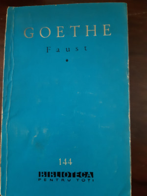 Faust vol. 1-2 Goethe 1962 foto
