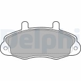 DELPHI LP766 set placute frana,frana disc