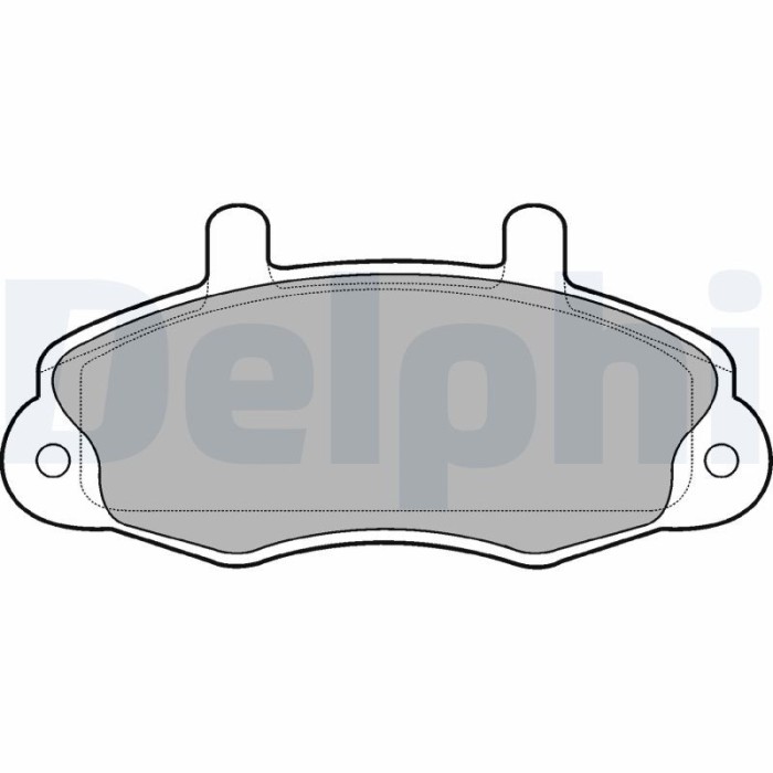 DELPHI LP766 set placute frana,frana disc