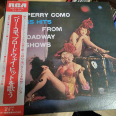 Vinil "Japan Press" Perry Como – Sings Hits From Broadway Shows (VG++)