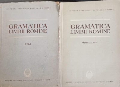 GRAMATICA LIMBII ROMANE VOL.1-2-DIMITRIE MACREA foto