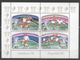 Korea 1977 Sport, Soccer, Football, perf. sheetlet, used T.228, Stampilat