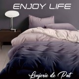 Lenjerie de pat finet ,,enjoy life daisy