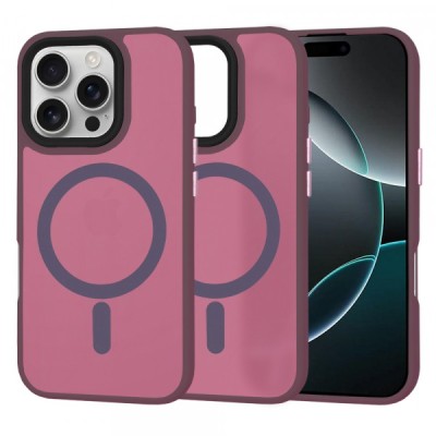 Husa MagSafe pentru Apple iPhone 16 Pro, Techsuit, HaloFrost, Visinie foto