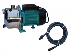 Kit pentru irigat, pompa autoamorsanta Omnigena JY 1000, putere 1100W + furtun aspirare 7m foto