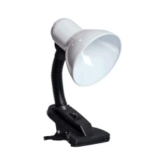 Lampa Birou Clip Alb 1xE27 60W foto