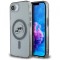 Husa MagSafe pentru Apple iPhone 16e, Karl Lagerfeld, IML Metal Karl &amp; Choupette&#039;s Heads, Neagra