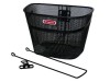 Cos fata biciclete HT-012, culoare negru, 34x25,5x24cm, 600 grame, prindere 1&quot; Cod:A062