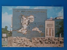 CPIB 23224 CARTE POSTALA - CONSTANTA. HARTA ARHEOLOGICA A DOBROGEI, NECIRCULATA