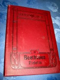 B64-Album vechi Beethoven Fidelio anii 1900 pian editie Lux.