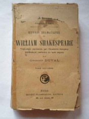 Oeuvres Dramatiques De William Shakespeare Vii - Georges Duval ,267309 foto