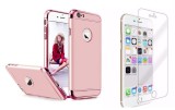 Cumpara ieftin Pachet husa Apple iPhone 6 Plus/6S Plus,MyStyle Elegance Luxury 3in1 Rose-Gold, folie de sticla gratis