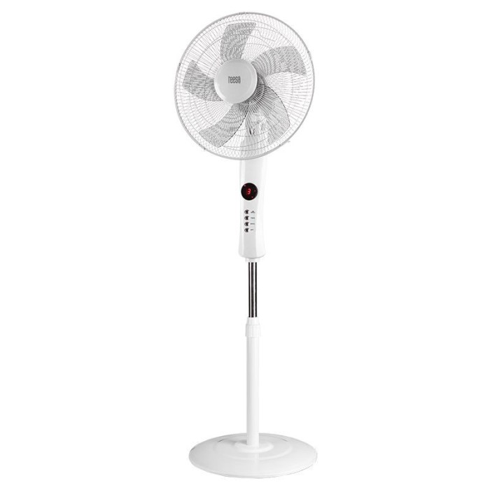 Ventilator cu picior Teesa, 50 W, 3 viteze, timer, unghi ajustabil, telecomanda