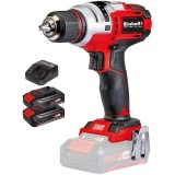 Einhell TE-CD 18 Li E PXC + Twinpack CB + 4514095 - Masina de gaurit si insurubat 47 Nm + Set 2 acumulatori si incarcator Li-Ion 18 V 2.5 Ah