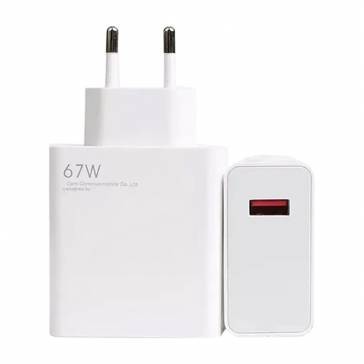 Incarcator Xiaomi Super Fast Charge MDY-12-EH 67W Alb Original foto