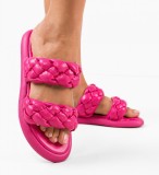 Cumpara ieftin Papuci dama Eulalia Fuchsia