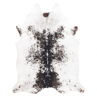 Covor Artificial Cowhide, Vaca G5074-1 alb maro din piele, 155x195 cm foto