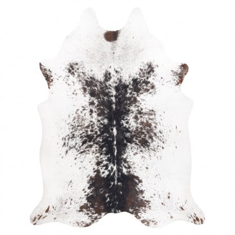 Covor Artificial Cowhide, Vaca G5074-1 alb maro din piele, 155x195 cm