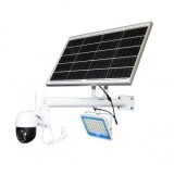 Lampa LED 200W cu panou solar 50W si camera supraveghere WIFI Breckner Germany