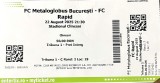 Bilet Metaloglobus Bucuresti v Rapid Bucuresti Superliga 22.8.2025