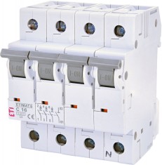 Siguranta automata trifazata ETIMAT 6 3p+N C16 ETI foto