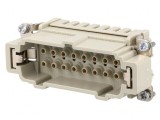 Conector HDC inserturi contact tată Han E 16PE