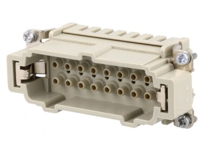 Conector HDC inserturi contact tată Han E 16PE foto