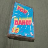 CASETA AUDIO TOP DANCE 15 RARA! DE TARABA