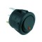 Intrerupator CR 20.2mm 20A 14Vdc negru LED galben