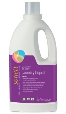 Detergent Ecologic Lichid pentru Rufe Albe si Colorate Lavanda Sonett 2L foto
