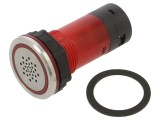 Semnalizator Acustic LED ONPOW 85dB IP67 &Oslash;16mm 12VDC ONPOW3916-JM/12VDC