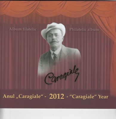 ROMANIA 2012 LP 1928 ANUL CARAGIALE ALBUM FILATELIC foto