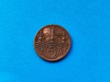 5 Haleru 1928 Cehoslovacia-RAR