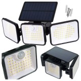 Lampa solara exterior 180 LED Izoxis cu senzor PIR si IP65