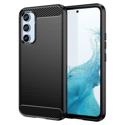 Husa pentru Samsung Galaxy A54 A546, OEM, Carbon, Neagra foto