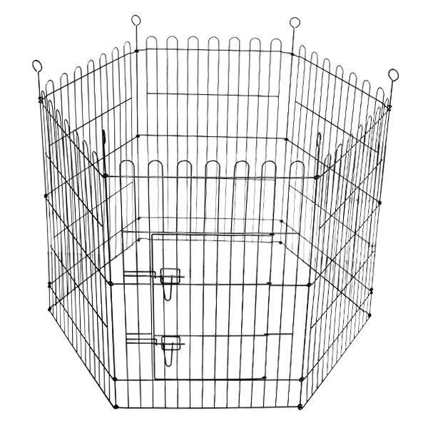 Grilaj Dog Park Black Lux 6-hexagonal, S - 61 x 61 cm