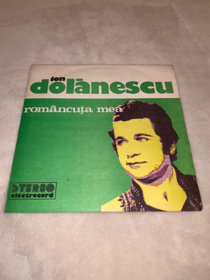 Vinyl Ion Dolanescu - Romancuta mea foto