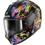 Casca integrala Shark Ridill 2 Racing Beast negru/albastru/roz/mov/galben marime M