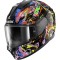 Casca integrala Shark Ridill 2 Racing Beast negru/albastru/roz/mov/galben marime S