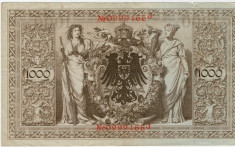 Bancnote Germania -1000 marci 1910 foto