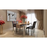 vidaXL Scaune de dining 4 pcs Negru 46 x 38.5 x 91 cm