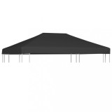 VidaXL Acoperiș de pavilion, 310 g/m&sup2;, gri, 4 x 3 m