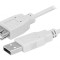 Cablu USB 2.0 A-A 3m Gri