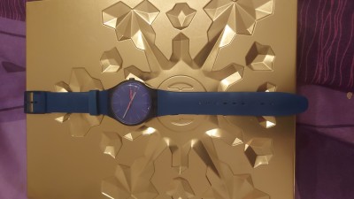 Ceas Swatch Rebel albastru/roz foto