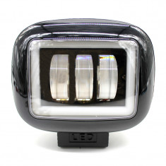 Proiector LED cu Angel Eyes Offroad Auto, Moto, ATV 45W 4000LM DC 10-60 - KWD45W