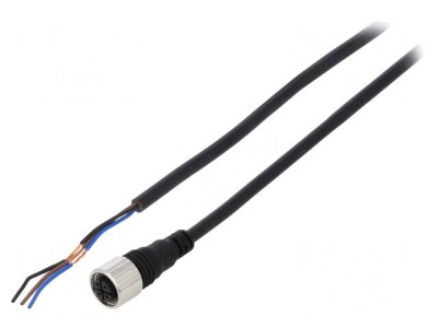Cablu Conectare M12 3 PIN 2m PVC foto
