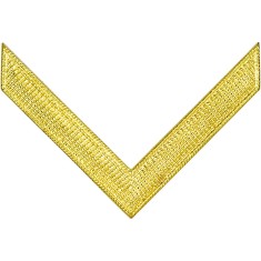 Insigna Grad VOLKSARMEE Ofiter Aurie RDG - Surplus Militar