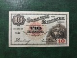 SUEDIA 10 KRONOR 1940 SUPERBĂ