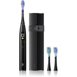 Oclean X Ultra 20 Set periuta de dinti cu ultrasunete + 2 capete de schimb cu trusă de călătorie Black